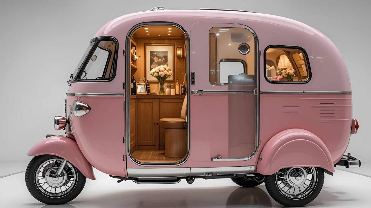 2026 Pink Tricycle RV Camper | Full Review with Price & Features