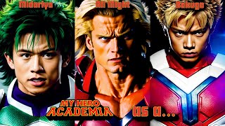 My Hero Academia As A 90S Live-Action Superhero Tv Show
