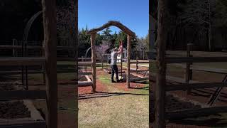 How to Build a DIY Garden Arch Trellis with Cattle Panels | Easy Homestead Project
