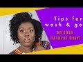 How to Do a Wash and Go on THIN/ FINE Natural Hair