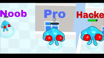 Noob vs Pro vs Hacker-Punchy Race