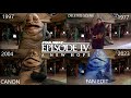 Jabbas first scene  1977  2023  a new hope comparison