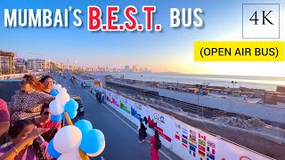 One Last Ride On Mumbai's Original Open Air Double Decker Best Bus | 4K (60FPS) ULTRA HD VIDEO | NEW screenshot 5