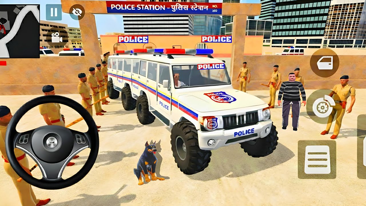 🤑Indian Thift Auto Simulator🤩Indian Showroom Purchase😯Modified Monster police Car And Bike🥳Game