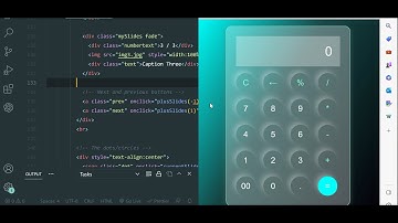 ASMR Programming - Calculator App Coding html css javascript - No Talking