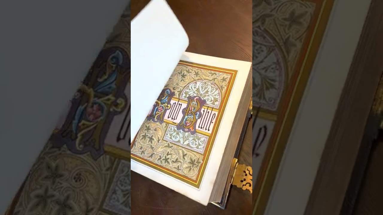 The Holy Bible, Edited by Rev. John Eadie, Illustrated, circa 1880s