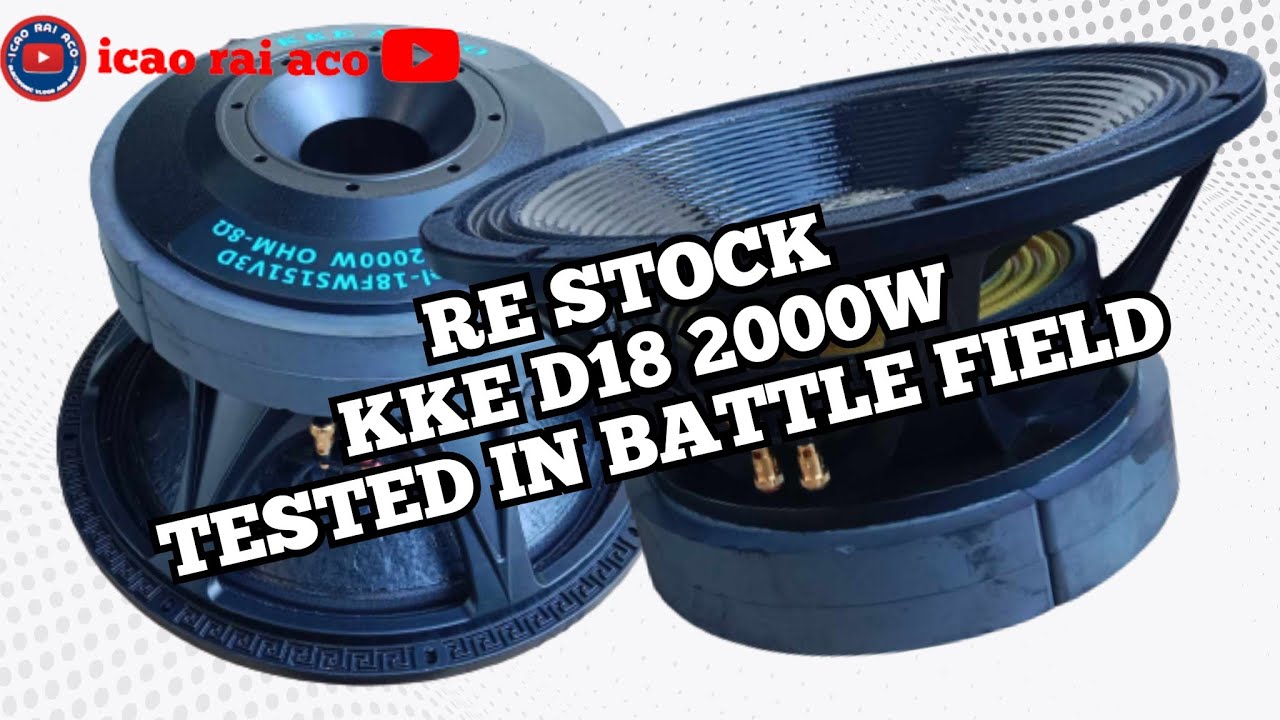 BATTLED SPEAKER ОТ KKE AUDIO|D18 2000 Вт 2MAGZ|ЦЕНА НА СКЛАДЕ 19 500,00@aria134 @kerrykoto179