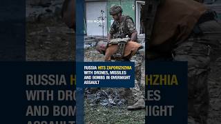 Russia hits Zaporizhzhia with drones, missiles and bombs in overnight assault