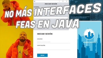 DEJA DE HACER INTERFACES FEAS | JAVA SWING MATERIAL DESIGN