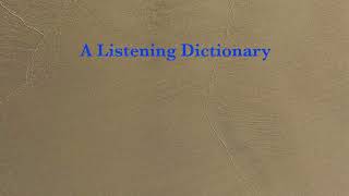 SAMUEL JOHNSON'S DICTIONARY 1755 | ABROGATE—ABSENTEE | Male Voice | Muse Of Folios