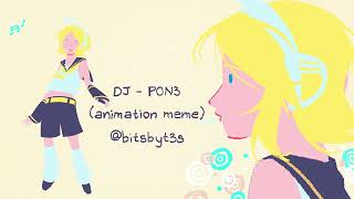 DJ-PON3 | Kagamine Rin | Animation