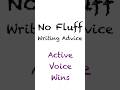 Write Stronger Sentences – Use Active Voice