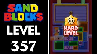 Sand Blocks: Drop Puzzle Level 357 Walkthrough 