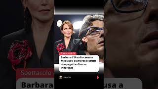 BARBARA D'URSO FA CAUSA A MEDIASET: CLAMOROSO! DIRITTI NON PAGATI E DIVERSE INGERENZE #flashtv