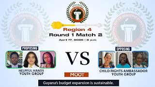 Speaker's Regional Youth Debating Competition 2026 Region 4, Round 1 (Match 2)
