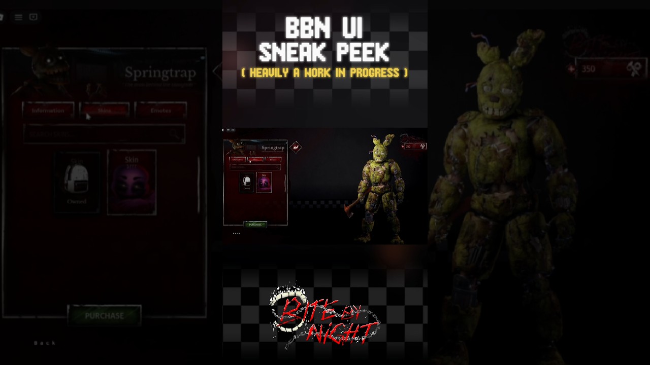 UI SNEAK PEEK || BITE BY NIGHT 🔥! 