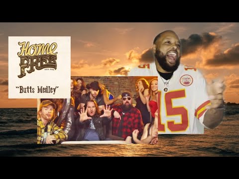YOOO THESE FELLAS ARE HILARIOUS!!! | FIRST TIME HEARING | HOME FREE - THE BUTTS REMIX