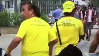 Valentino Rossi  fan club members loose control in Sepang!