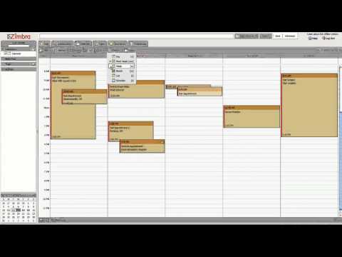 Tech Tip #5 - Zimbra tutorial (Calendar)
