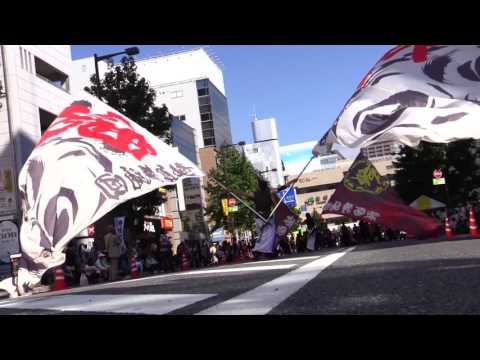 襲雷舞踊団さん　雷舞フェスティバル２０１６パレード