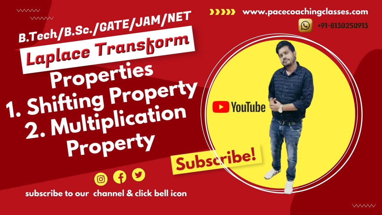 Properties of Laplace Transform | Shifting Property | Multiplication Property | Part-1