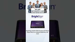 BrightSign XT245-32GB Standard I/O Media Player With Pre-Installed 32GB Micro SD Card