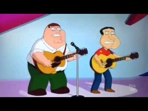 family guy: train on the water boat on the track - youtube