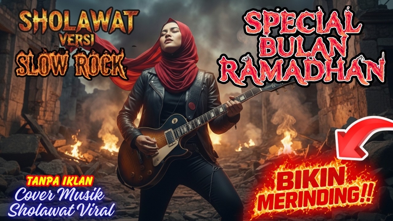 🛑 FULL ALBUM SHOLAWAT PEMBUKA REZEKI, COVER VERSI SLOW ROCK 💥 SPESIAL BULAN RAMADHAN 2026 ‼️