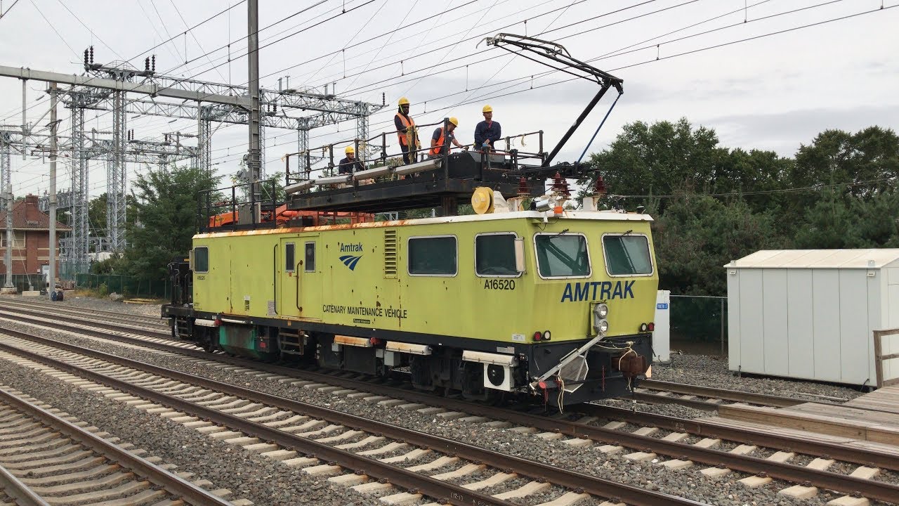 Amtrak Northeast Corridor Catenary Maintenance Vehicle @ Princeton
