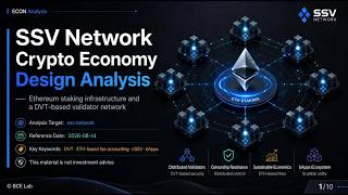 SSV Network Crypto Economy Design Analysis
