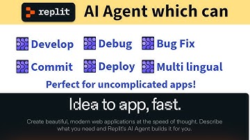 Agent which builds, debug, commit and deploy apps | Replit
