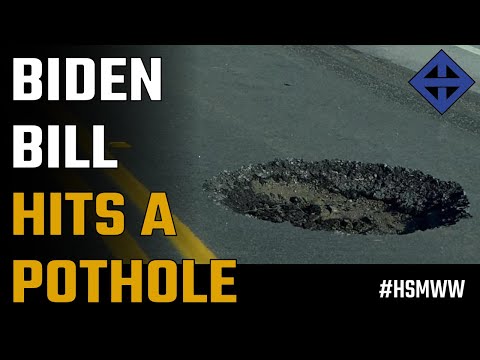The infrastruture bill hits a pothole