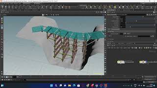 Houdini - Procedural Bridge Generator