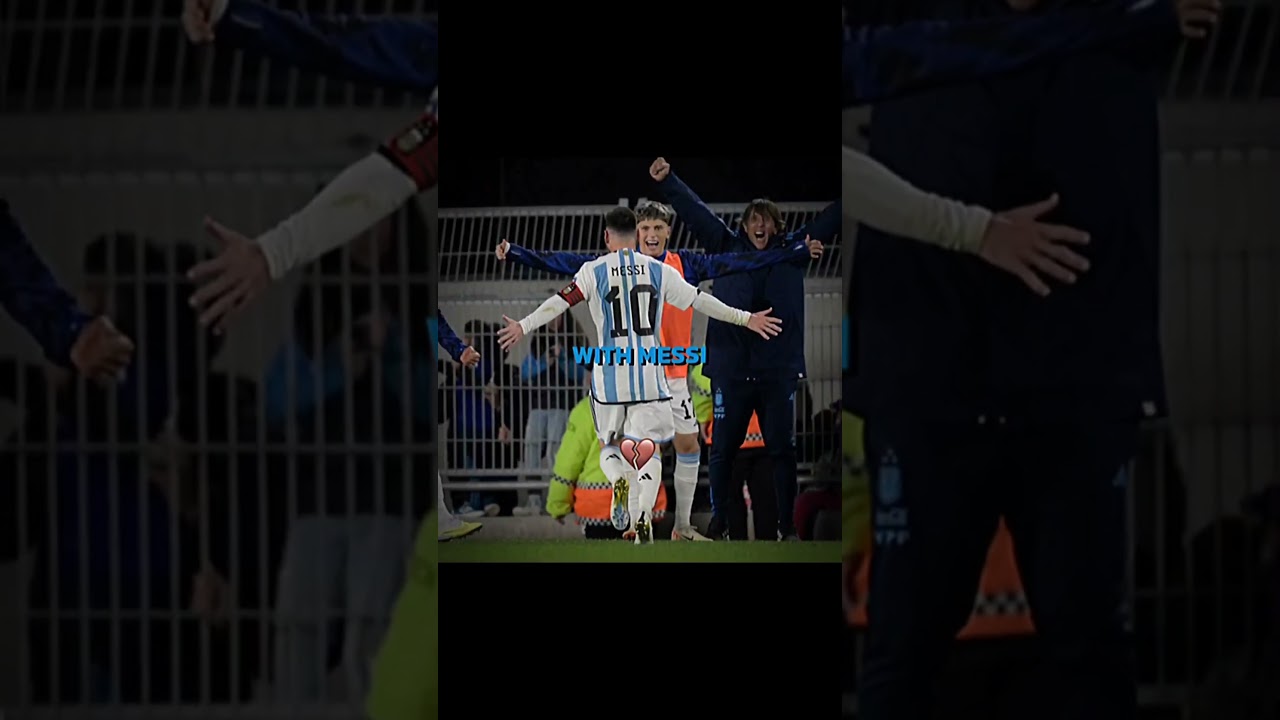 Garnacho With Messi And Ronaldo🥶 