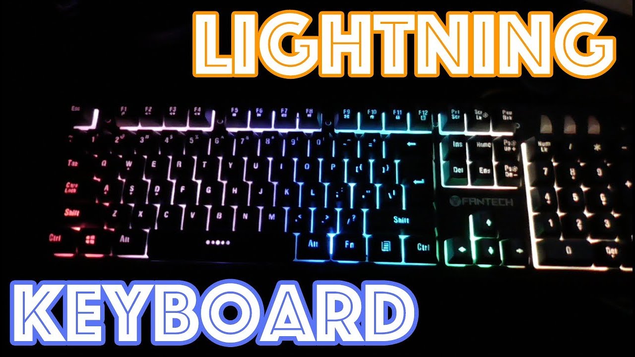 Pc 部屋が暗いから光るキーボードを買ってみた ゲーミングキーボード ぴーまる Youtube