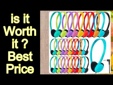 Review Headphones Bulk for School Classroom 100 Pack On Ear Classroom Headph!! Important Information