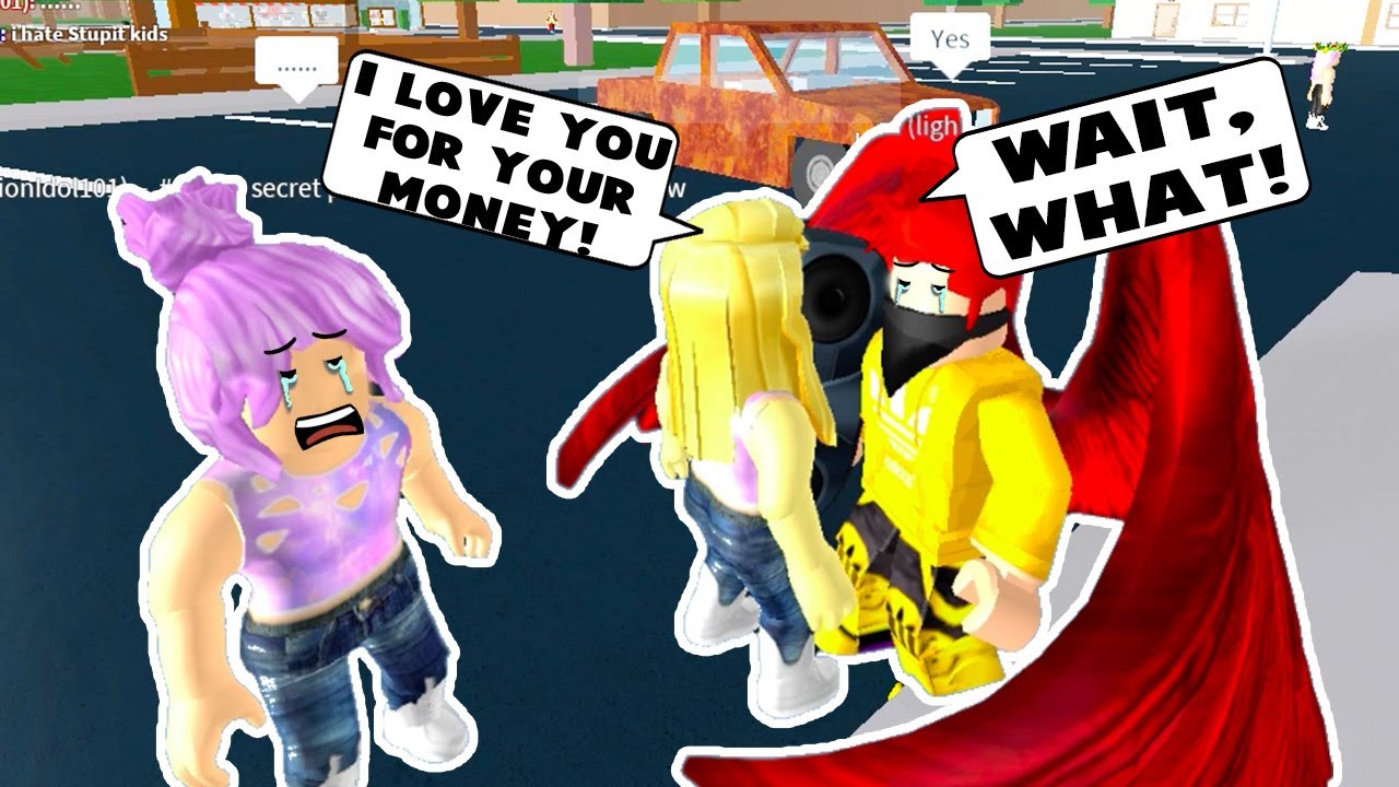 Roblox Gold Digger Prank Exposed Roblox Social Experiment Roblox Funny Moments Roblox Prank Youtube - gold digger prank youtube roblox