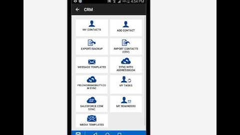 How to Import and Export contacts using CSV file in FieldWorkMobility!
