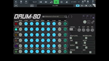 GSi Drum-80 - Demo with Cubasis 3 on iPad