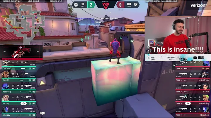 Tarik's Shocked Reaction to PRX's Sage Wall Boost! EDG vs PRX - Masters Madrid