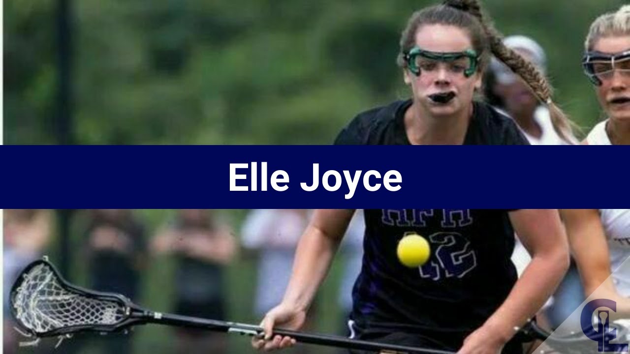 Elle Joyce Lacrosse Highlights - NJ 2023 - Def. Mid - YouTube