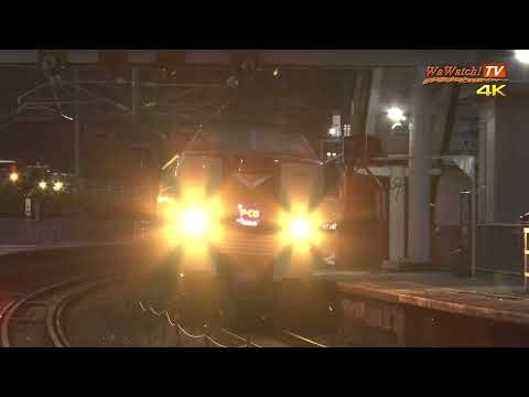 [4K60P]381系特急やくも26号　備中広瀬駅通過