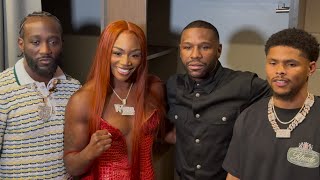 Claressa Shields Floyd Mayweather Terence Crawford Shakur Stevenson EXCLUSIVE Before Scott Fight