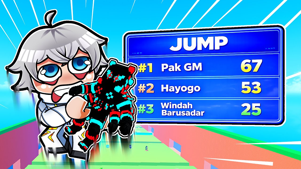 REKOR DUNIA! Aku Bakar ROBUX Demi MAX JUMP di Escape Tsunami for Brainrots!