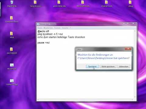Update Batch Tutorial 2: Wartezeit einfügen.