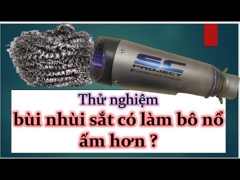 Video Lấy bùi-nhùi-sắt bỏ vào pô để giảm âm và cái kết -... - youtube
