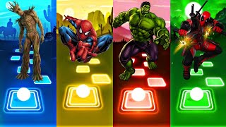 Telis Hop Edm Rush  Groot Vs Spiderman Vs Hulk Vs Deadpool