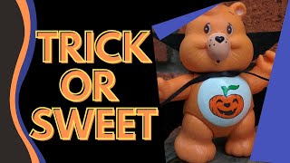 Halloween TRICK or SWEET Care Bear Orange Pumpkin Cutie made as Custom Character Figure Vintage Toys