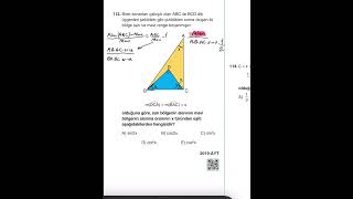 2019 Ayt Matemati̇k Soru 33 Çözüm