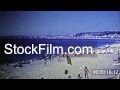 1969 south of france beach scene young people having fun nice france